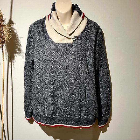 Roots Women’s Cabin Shawl Collar Sweatshirt , Sz M - Picture 7 of 9